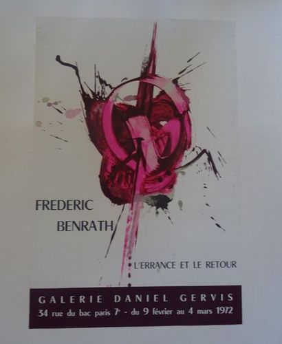null « Frederic Benrath : L’errance et le retour », Galerie Daniel Gervis, 1972 ;...