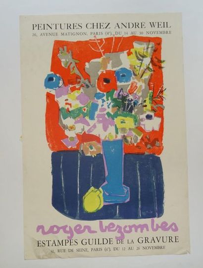 null "Roger Bezombes", Peintures chez André Weil/ Estampes Guilde de la gravure,...