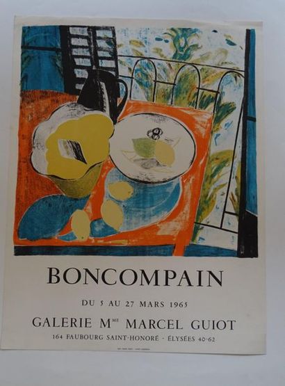 null « Boncompain », Galerie Marcel Guiot, 1965 ; Imp. Union Paris / Litho. Desjobert...