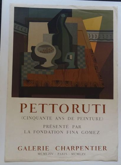 null « Pettoruti (50 ans de peinture) », Galerie Charpentier, 1974 ; Imp. Mourlot,...