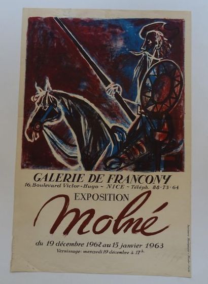 null « Exposition Molné », Galerie de Francony, 1963 ; Imp. Monégasque Monte-Carlo...