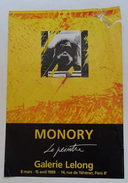 null « Monory, le peintre », Galerie Lelong Paris, 1989 ; Imp. I.M.L Paris / Galerie...