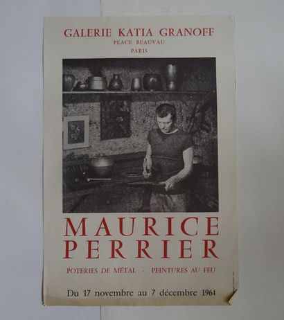 null "Maurice Perrier", Galerie Katia Granoff, 1964; Imp. Sézanne, Lyon, [60*40 cm],...
