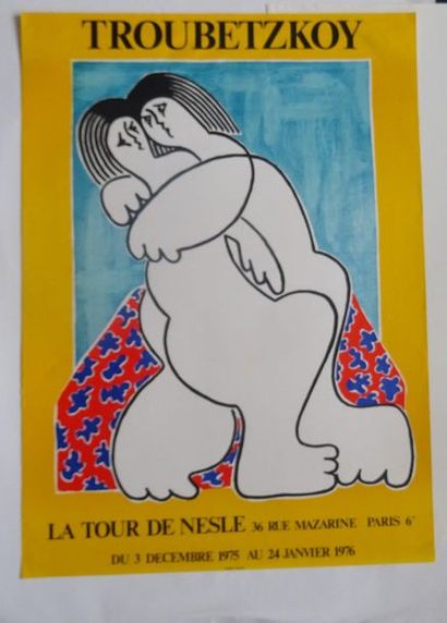 null "Troubetzkoy", La tour de Nestle, 1976; Imp. Pousse Caillou, [73*53 cm], (poster...