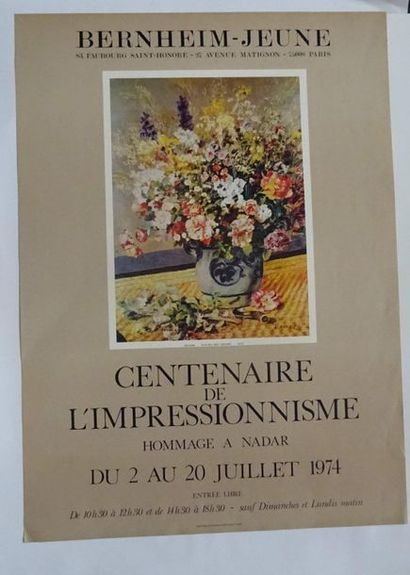 null "Centenaire de l'impressionnisme : Hommage à Nadar", Bernheim-Jeune, 1974; Imp....