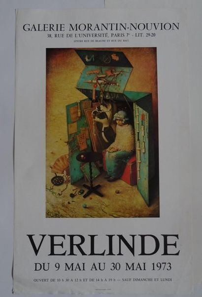 null "Verlinde", Galerie Morantin-Nouvion, 1973; Imp. Société Française de Régies...