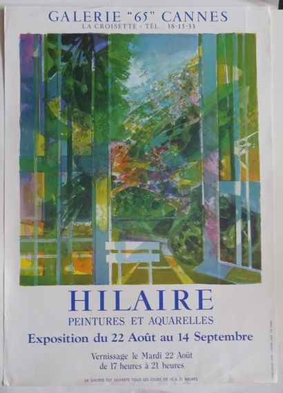 null « Hilaire : peintures et aquarelles », Galerie 65 Canne ; Imp. Litho. Offset....