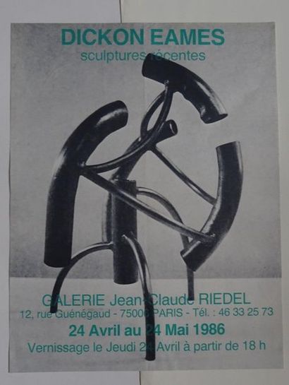 null "Dickon Eames: Recent Sculptures", Galerie Jean-Claude Riedel, 1986, [50.5*39...