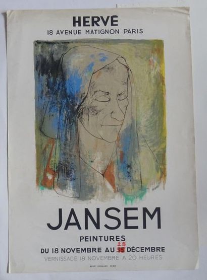 null « Jansem : peintures », Hervé ; Imp. René Guillard Paris, [76*54 cm], (affiche...