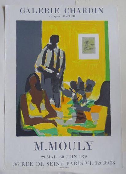 null « M. Mouly », Galerie Chardin, 1979 ; Ed. Image. Paris, (affiche présentant...