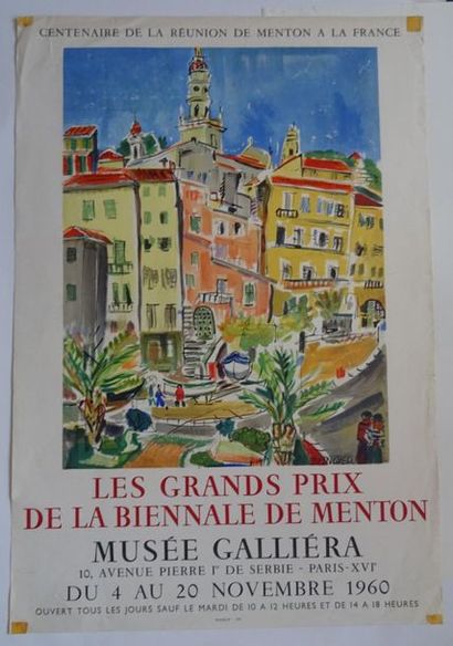 null « Les grands prix de la biennale de Menton », Musée Galliera, 1960 ; Imp. Mourlot,...