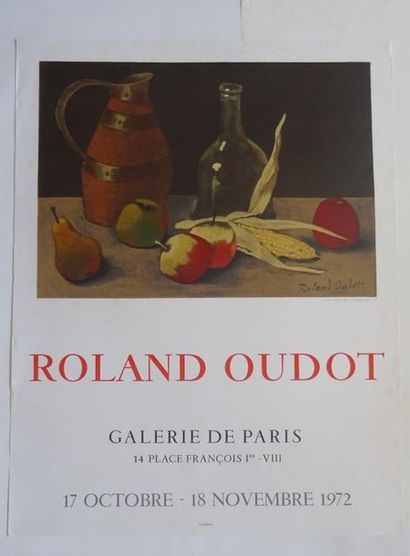 null « Roland Oudot », Galerie de Paris, 1972 ; Imp. Mourlot, [67*52 cm], (affiche...