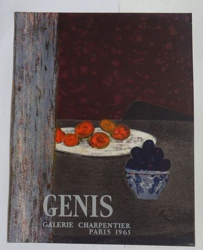 null « Genis », Galerie Charpentier, 1965 ; Imp. Mourlot, [64*50 cm], (légers ac...