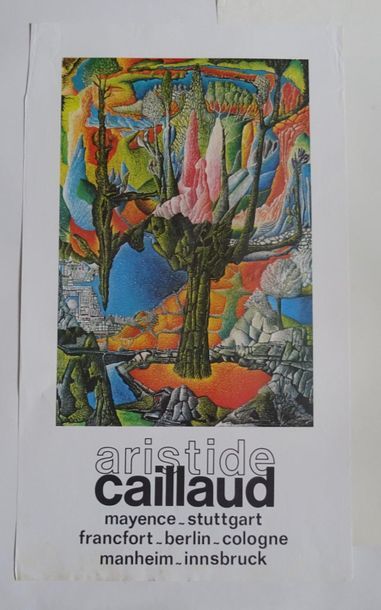 null « Aristide Caillaud », [71.5*42cm], (affiche présentant des rousseurs et des...
