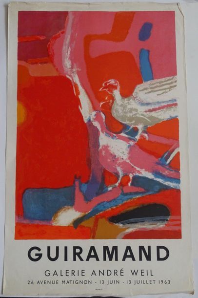 null « Guiramand », Galerie André Weil, 1963 ; Imp. Mourlot, [81.5*51 cm], (affiche...