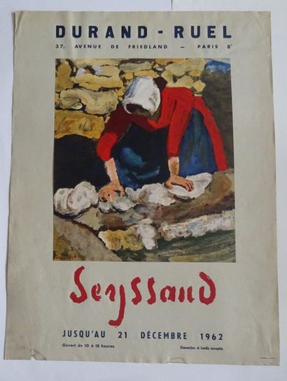 null « Seyssand », Galerie Durand-Ruel, 1962 ; Imp. ….wave ?, [72*54 cm], ( affiche...