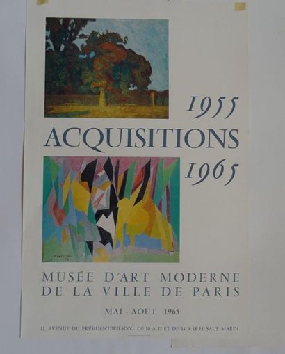 null « Acquisitions 1955-1965 », Musée d’Art Moderne de la ville de Paris, 1965 ;...