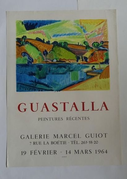 null « Guastalia : peintures récentes », Galerie Marcel Guiot, 1964 ; Imp. Mourlot,...