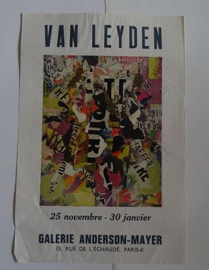 null « Van Leyden », Galerie Anderson-Mayer, [48*32 cm], (affiche présentant des...