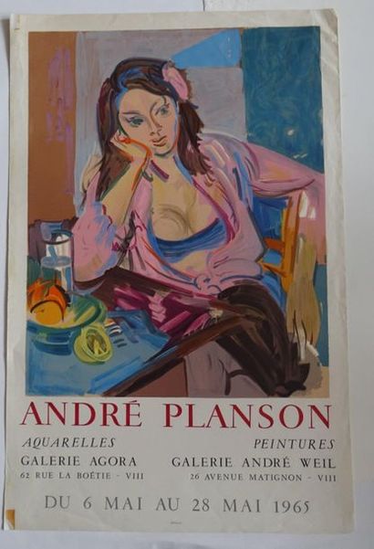 null « André Planson : aquarelles, peintures », Galerie Agora / Galerie André Weil,...