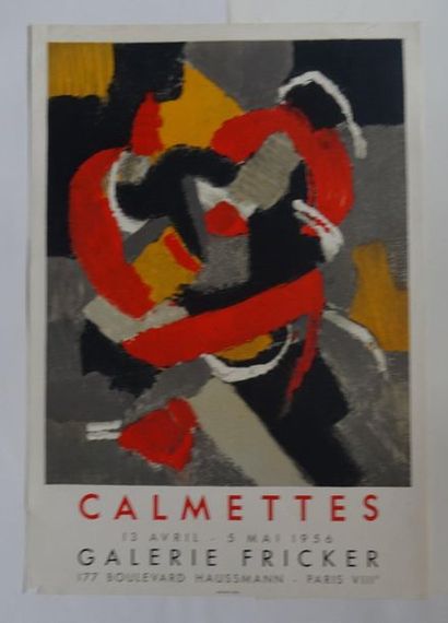 « Calmettes », Galeries Fricker, 1956 ; Imp....