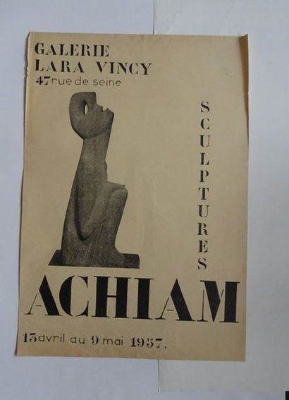« Achiam : Sculptures », Galerie Lara Vincy,...