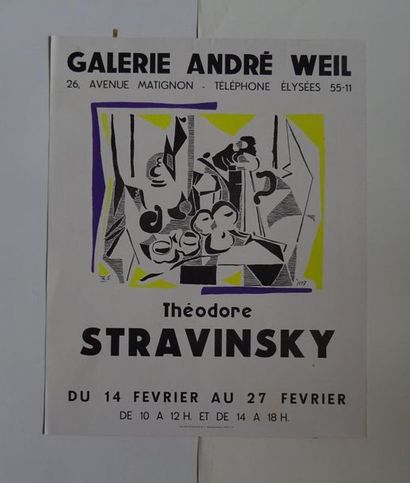« Théodore Stravinsky », Galerie André Weil,...