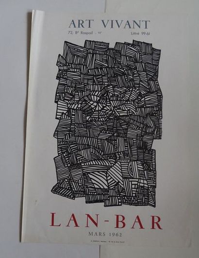 « Lan-Bar », Art Vivant, 1962 ; Imp. A. Chappuis,...
