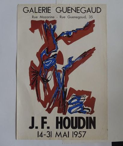 « J.F. Houdin », Galerie Guenegaud, 1957,...