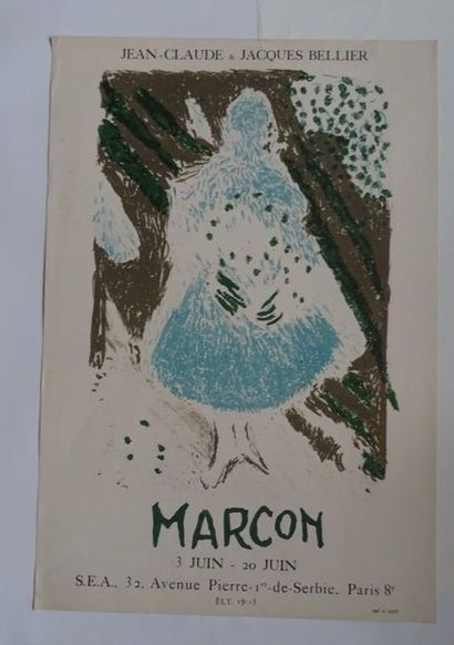  « Marcon », S.E.A ; Imp. A. Clot, [66*44.5 cm], (affiche insolée présentant des...
