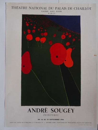 null « André Sougey : peintures », Théâtre nationale du palais de Chaillot, 1964 ;...