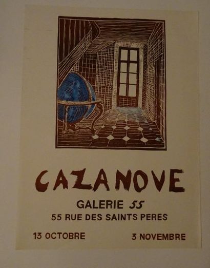 « Cazanove », Galerie 55, [59.5*44 cm] (couverture...