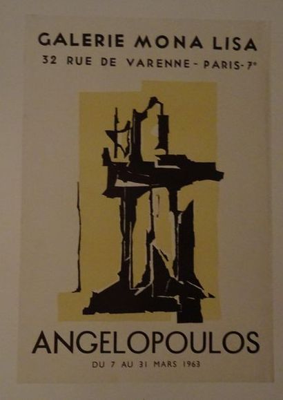 « Angelopoulos », Galeries Mona Lisa, 1963...