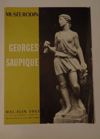 « Georges Saupique », Musée Rodin, 1961 ;...