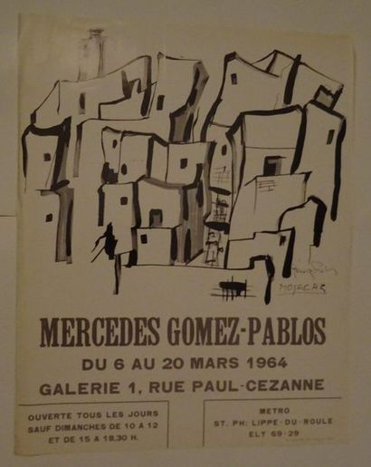 « Mercedes Gomez-Pablo », Galerie 1 rue Paul-Cézanne,...