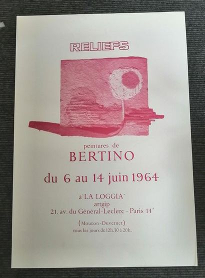 « Reliefs : peintures de Bertino », La Loggia,...