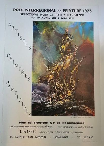 null « Prix interrégional de peinture 1973 », Association d’émulation culturelle,...