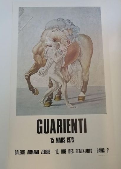 null « Guarienti », Galerie Armand Zerbib, 1973 ; Imp. Istuto Grafico Tiberino, [63*40...