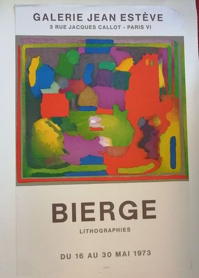 null « Bierge : Lithographies », Galerie Jean Estève, 1973 ; Imp. Mourlot, [73*47...