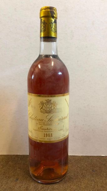 Château SUDUIRANT Sauternes, 1988

(LB), stained label 

1 bottle