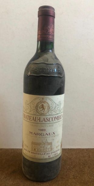 Château LASCOMBES 1989.

(N) étiquette légèrement tâchée.

1 bouteille