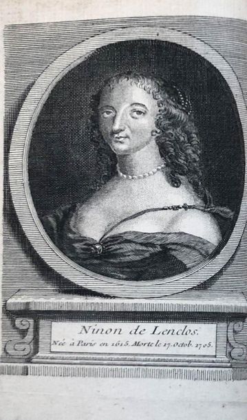 [BRET. A.] Memoirs on the life of Mademoiselle de Lenclos. Amsterdam. François Joly....