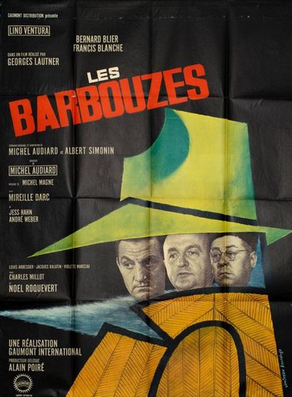 null LES BARBOUZES Georges Lautner. 1964.
120 x 160 cm x2. Affiches françaises (Modèle...