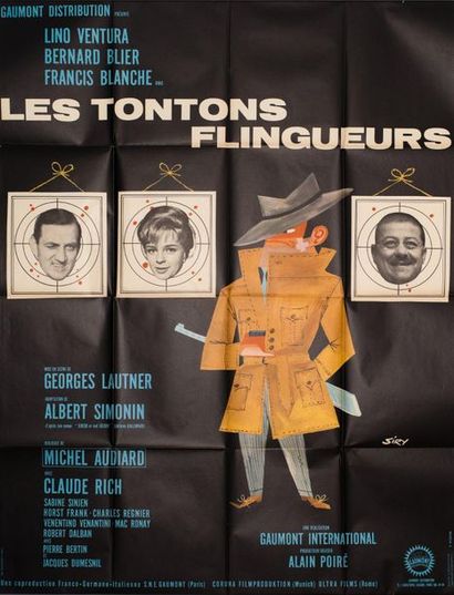 null LES TONTONS FLINGUEURS Georges Lautner. 1963.
120 x 160 cm. Affiche française....