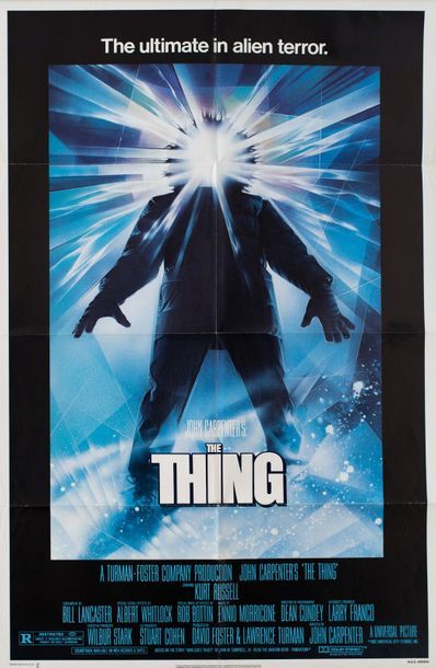 null THE THING John Carpenter. 1982.
69 x 104 cm. Affiche américaine (One-Sheet)....