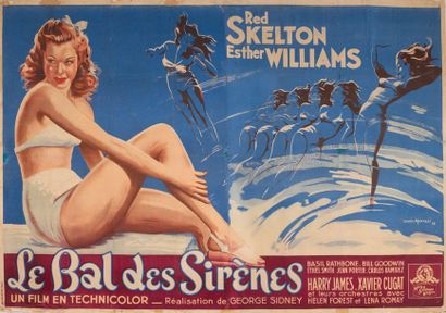 null LE BAL DES SIRENES / BATHING BEAUTY George Sidney. 1944.
240 x 160 cm. French...