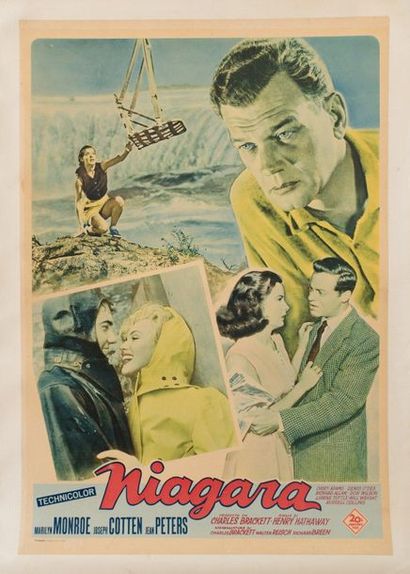 null LOT OF 3 ITALIAN POSTERS WITH MARILYN MONROE - NIAGARA. Henry Hathaway. 1953....