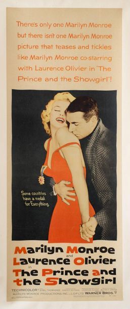 null THE PRINCE AND THE SHOWGIRL Laurence Olivier. 1957
92 x 36 cm. Affiche américaine...