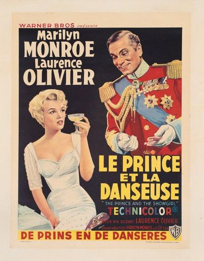 null LOT DE 2 AFFICHES BELGES AVEC MARILYN MONROE - FAIS PAS LE SINGE / MONKEY BUSINESS....