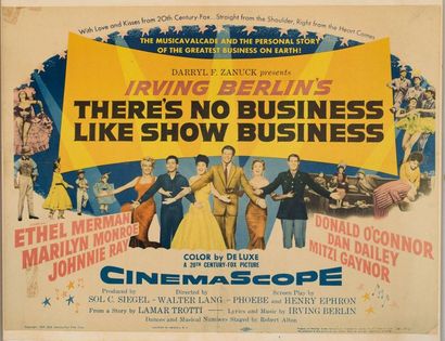 null THERE'S NO BUSINESS LIKE SHOW BUSINESS Walter Lang. 1954
70 x 54 cm. Affiche...